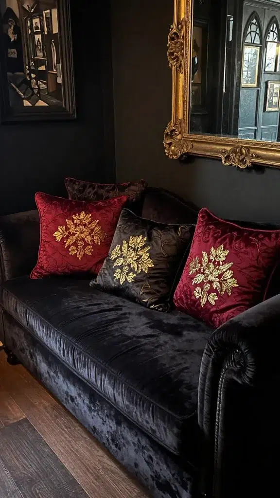 Heavy Brocade Throw Pillows
