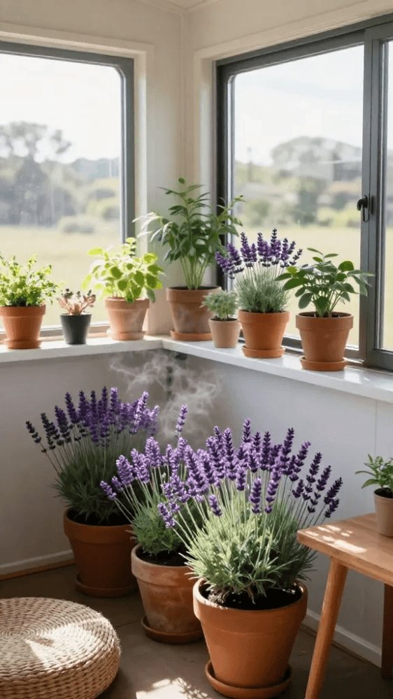 Image Lavender Pots for Natural Aromatherapy