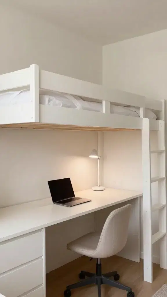 Image Built In Desk Underneath