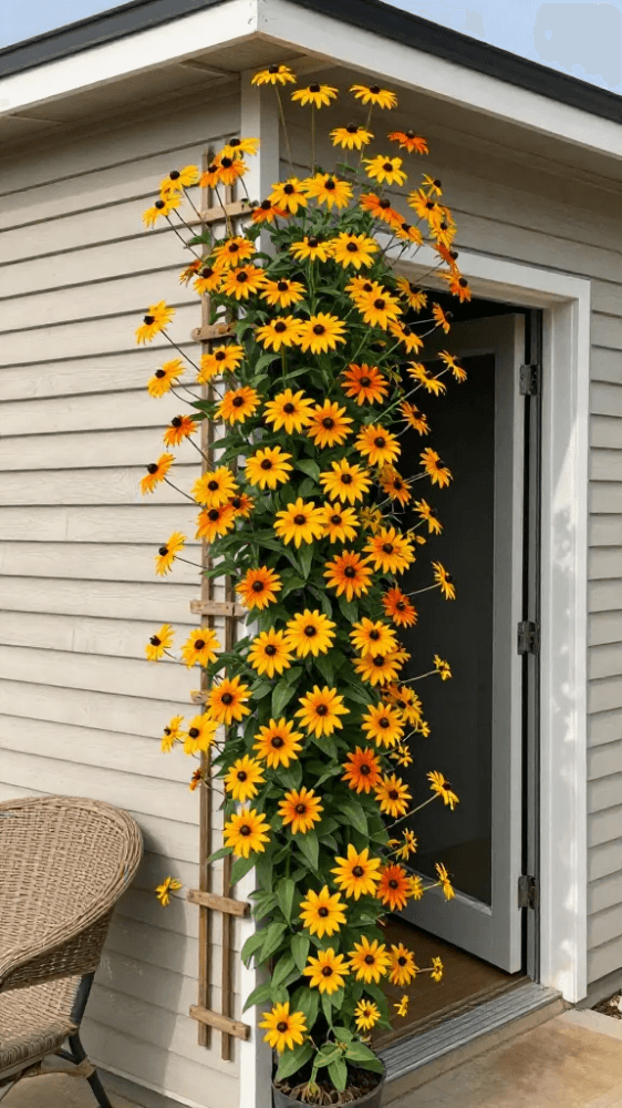 Image Climbing Black Eyed Susan Vines