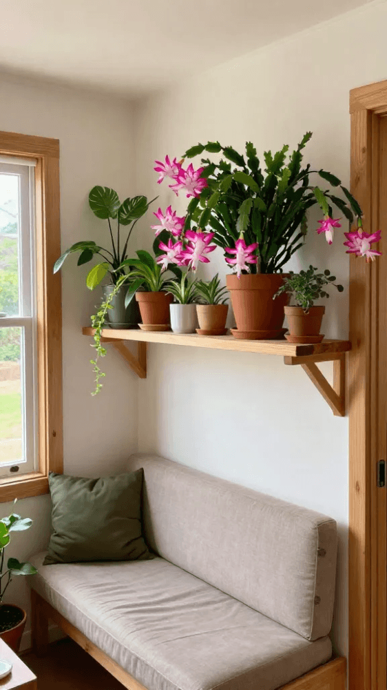 Image Flowering Christmas Cactus for Winter Blooms
