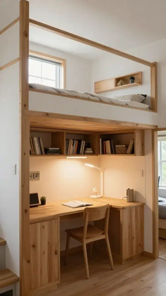 Integrated Home Office Nook