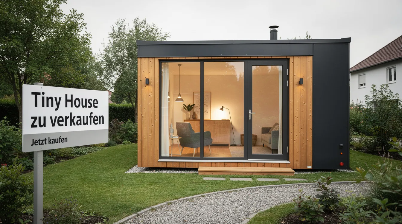 27f02ca4dd654a4a8ef5d6a5731cd628 The image showcases a cozy tiny house highlighting its compact design and modern features perfect for those looking to buy a tiny house This tiny house is immediately available and offers a stylish living space that is both functional and environmentally friendly