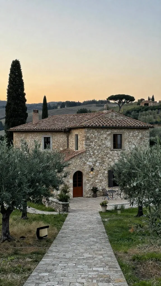 39036ee79d7be2125fb537577f9a36133f7a63cefbb4264381a2b5ba39426460 Rustic Italian Limestone Villa