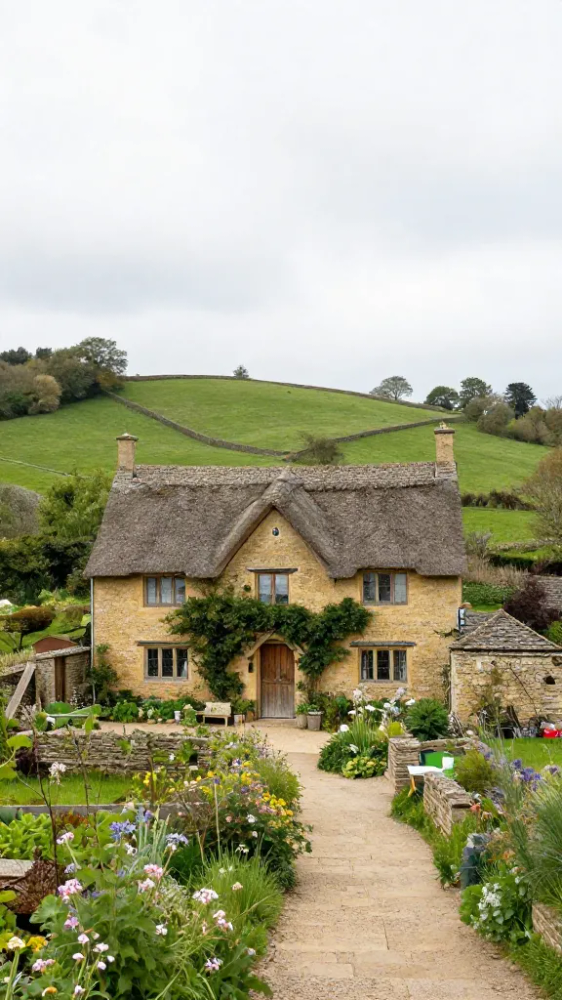59b3a7c14cbea3d2d4d311d5fb075b3c9f8edac4eada17dad1f71bd8cf3b85b8 Classic English Cotswold Stone Cabin