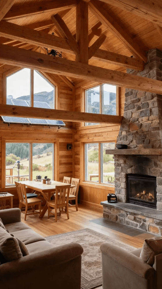 952fa11aa87bf5ca08bdd8d72ab05ab048582d6cbeff9ef9d43856f73436f622 Off Grid Ready Timber Frame Shelter