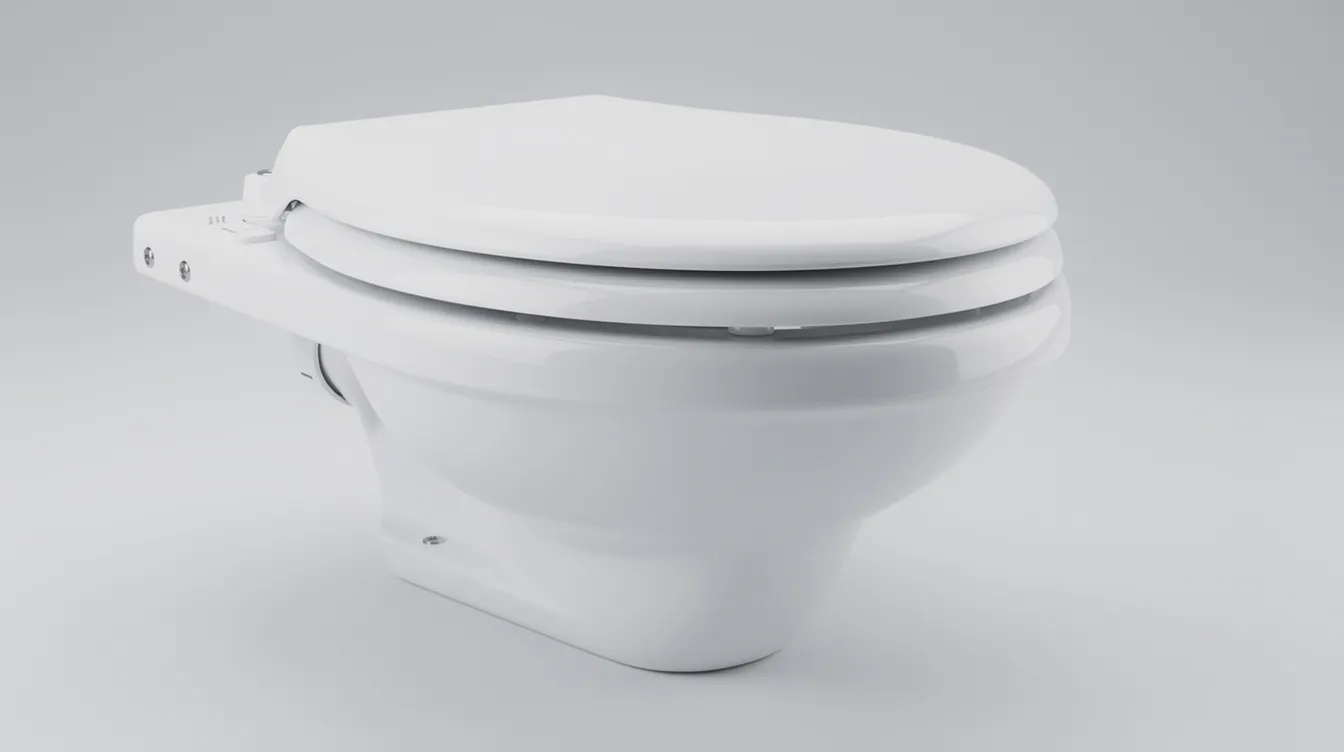 3c23d03f01764e78af13acead9b43358 The image features a compact white marine style toilet unit with a hinged lid designed for small spaces like tiny houses or cabins This efficient composting toilet offers a practical solution for waste disposal promoting an odor free experience while minimizing environmental impact