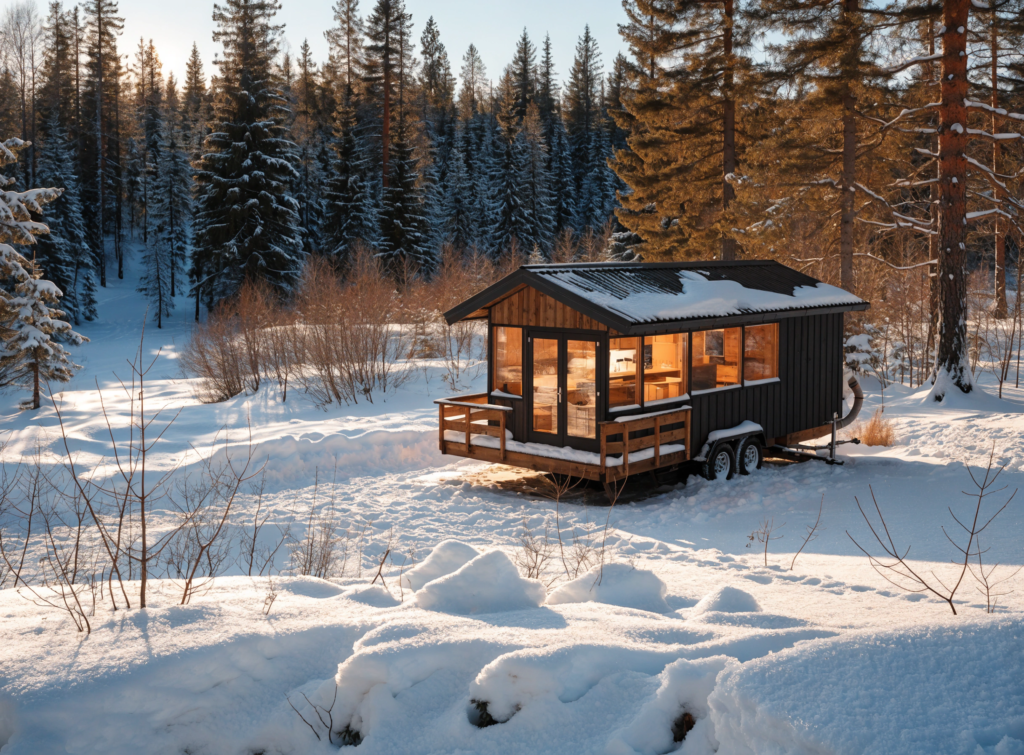 Snowy forest