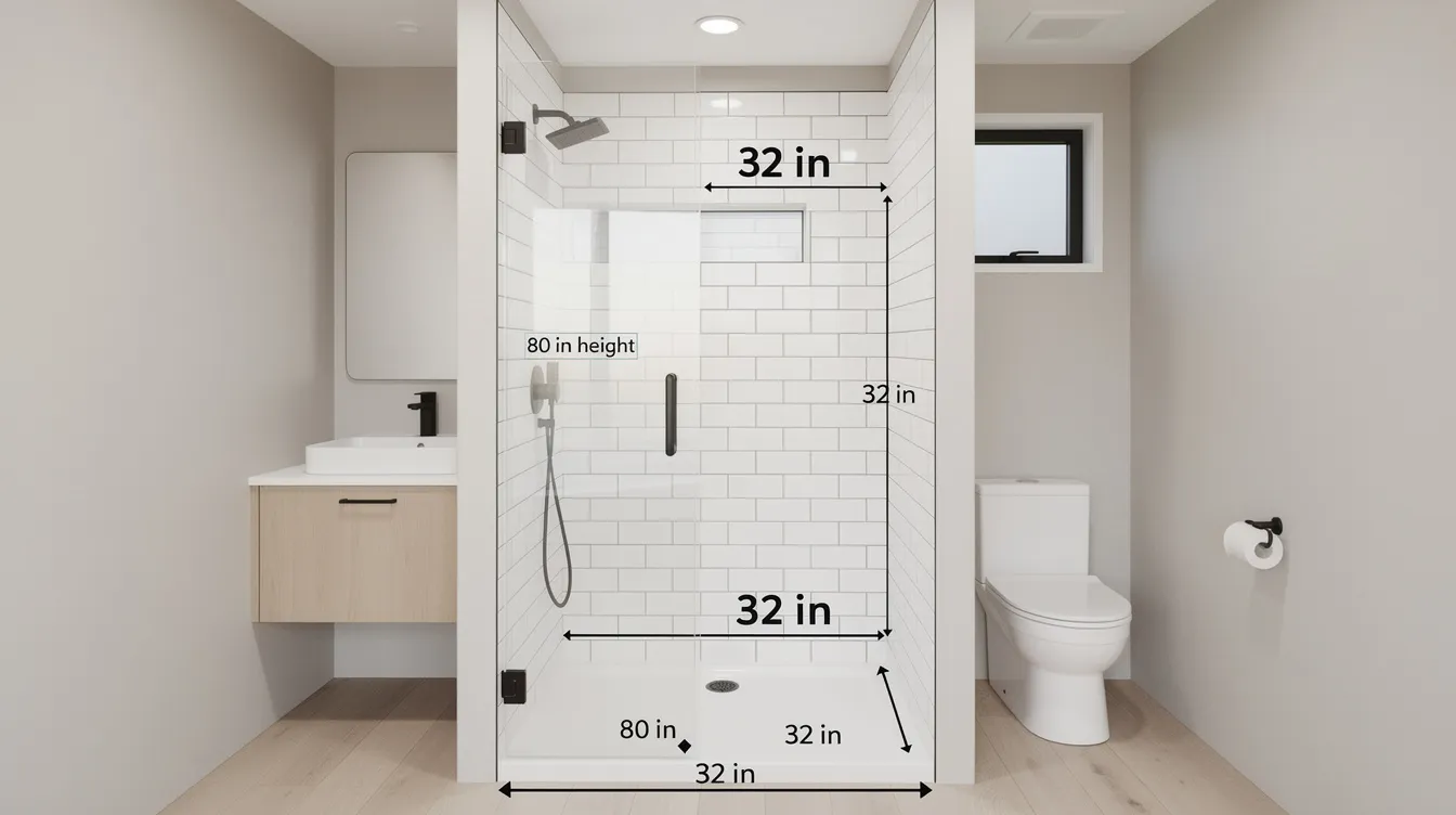 E99e331878ed465eab6a582c8c3b770a The image showcases a compact tiny house bathroom design featuring a walk in shower that maximizes shower space while saving floor space Light colors and natural light create an airy feel complemented by wall mounted storage solutions and a small sink perfect for the functional layout of small bathrooms
