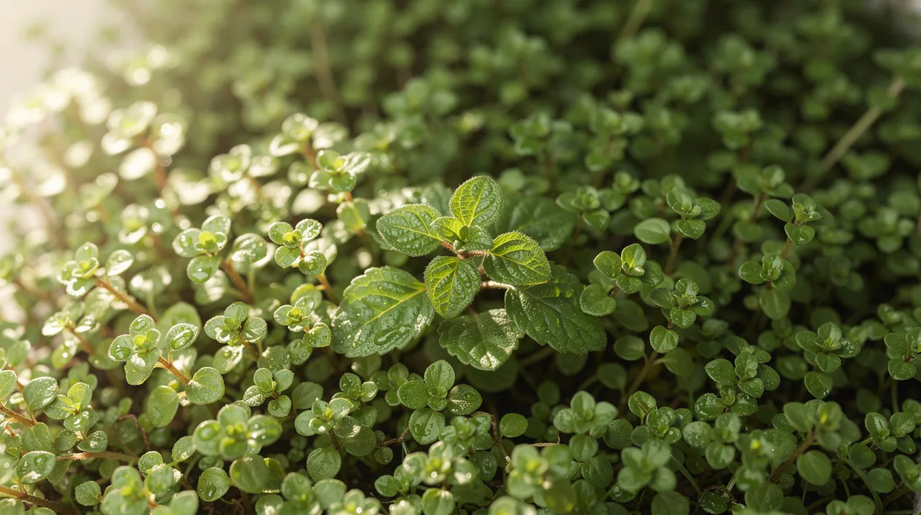 Fa78ecb869e741c7ab613ca6d9498811 The image features a lush cluster of Baby's Tears (Soleirolia soleirolii), a charming ground cover plant with tiny, delicate green leaves, perfect for fairy gardens. This miniature plant thrives in shady locations, making it an excellent choice for creating enchanting fairy homes and adding a lush touch to small gardens or terrariums.